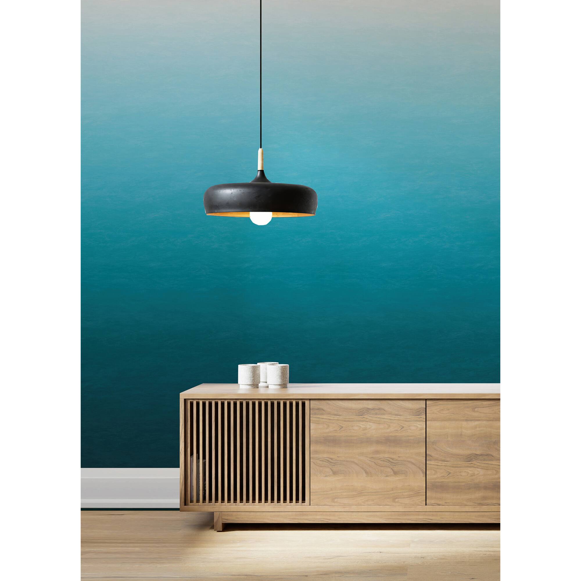 Katie Hunt Teal Blue Ombre Caribbean Sea Wall Mural